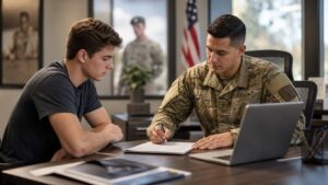 Ultra photorealistic defense image for How the Army Recruits: Requirements, Process, and Career Paths