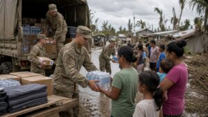 Ultra photorealistic defense image for What the Army Actually Does During Humanitarian Missions