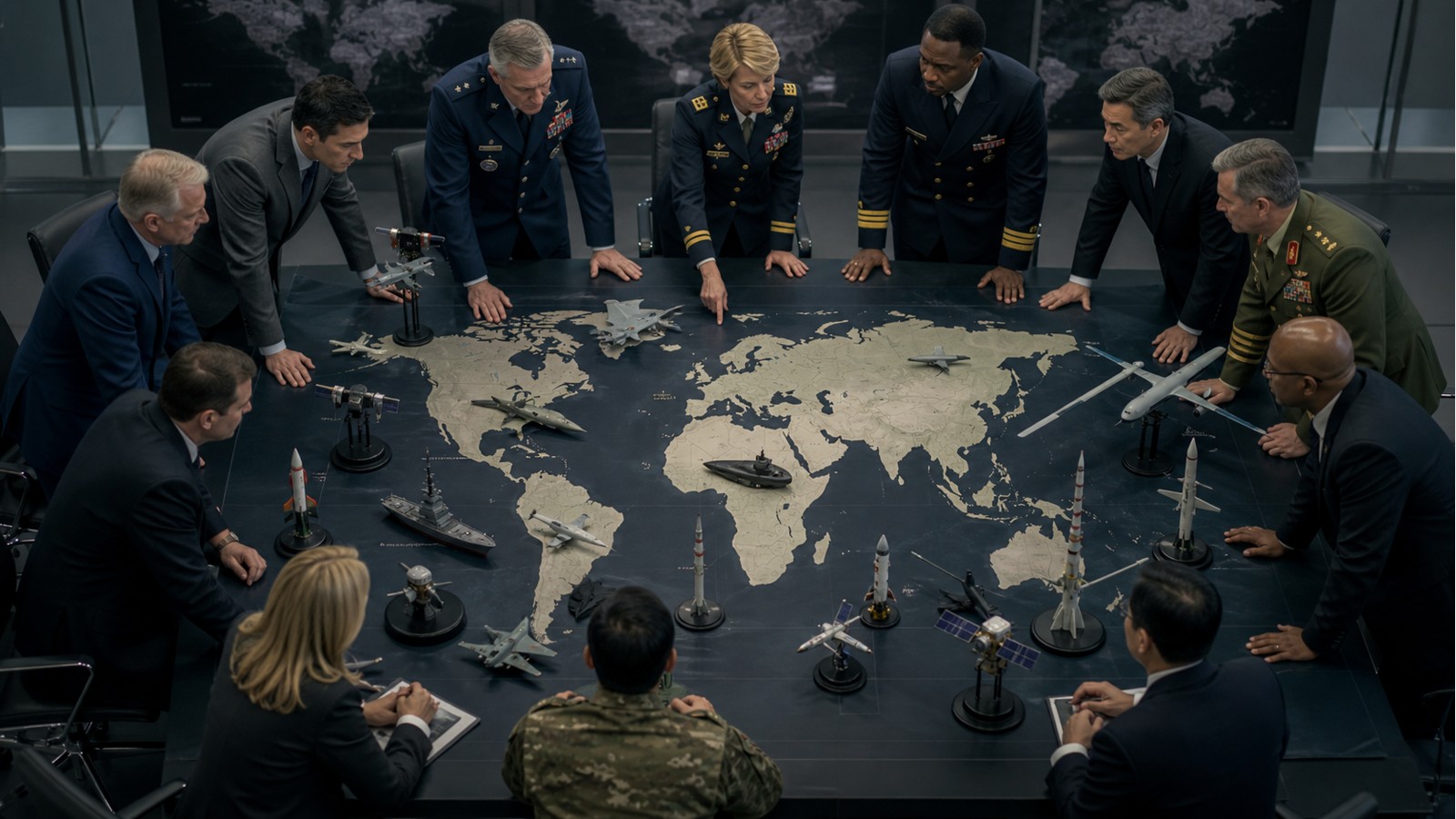 Editorial defense image for Global Arms Race 101: Why Nations Compete for Military Power.