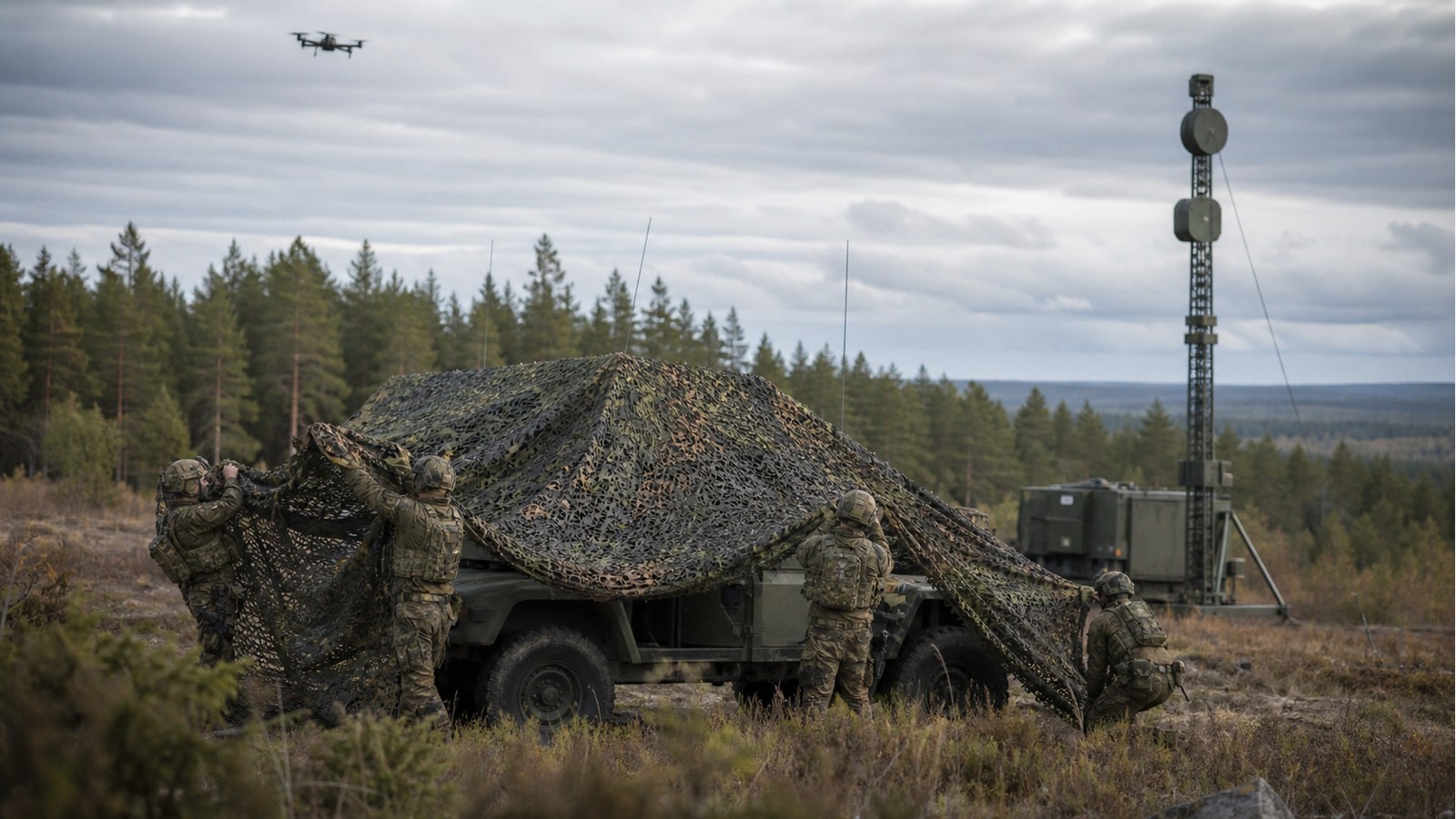 Editorial defense image for Stealth & Camouflage Technologies 101: How Militaries Hide from Modern Sensors.